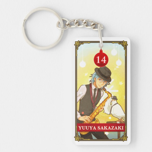 Porte-clés Hatoful Advent calendar 14: Yuuya Sakazaki (Devant)