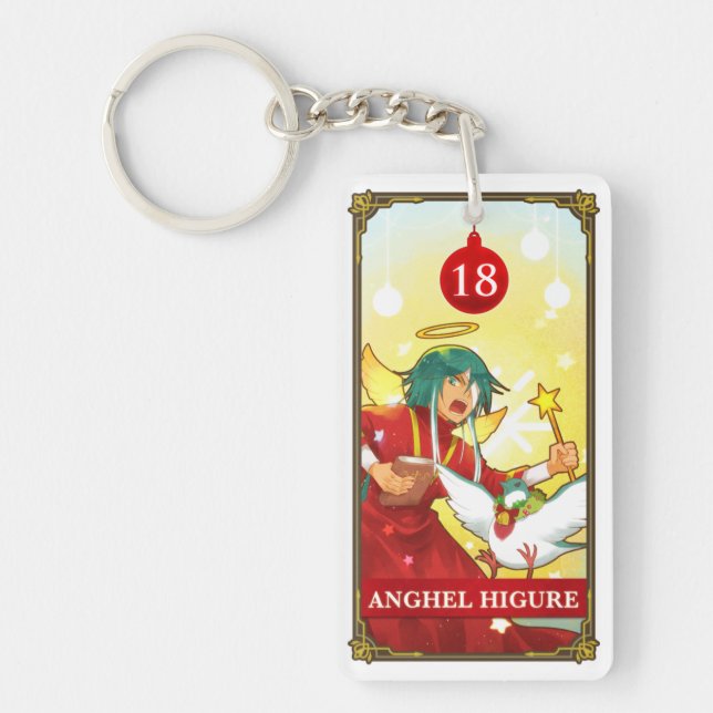 Porte-clés Hatoful Advent calendar 18: Anghel Higure (Devant)
