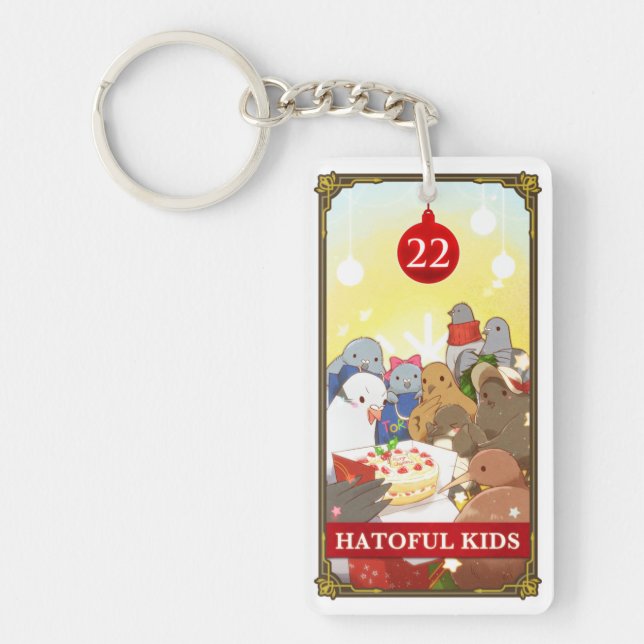 Porte-clés Hatoful Advent calendar 22: Hatoful Kids (Devant)