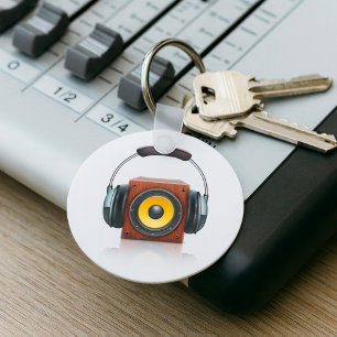 Porte-clés Haut-parleurs et écouteurs