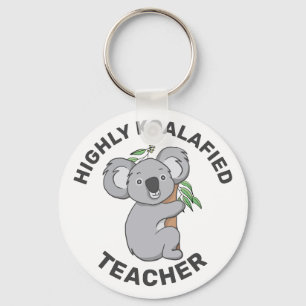 Porte-clés Hautement Koalafied Koala Enseignant Qualifié