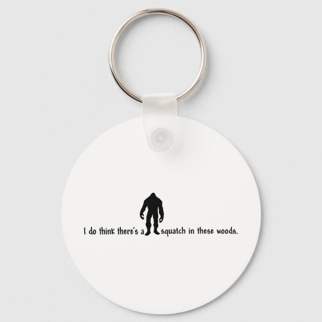 Porte-clés HAUTEUR DANS CES BOIS - Trouver Bigfoot (Recto)