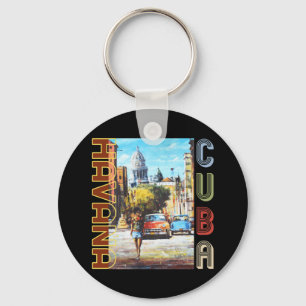 Porte-clés Havana Cuba Art - Capitale nationale