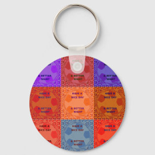 Porte-clés Have a Nice Day colors