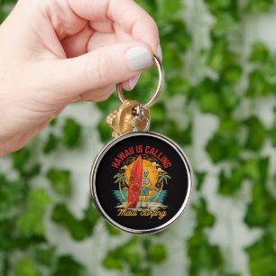 Porte-clés Hawaii Appelle Île de Surf Maui Vibes