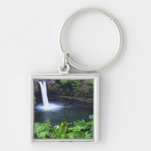 Porte-clés Hawaii, Grande Île, Hilo, chutes de l'arc-en-ciel,