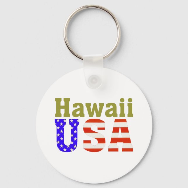 Porte-clés Hawaii USA! (Recto)