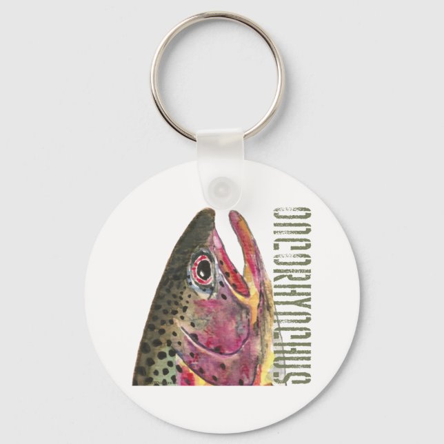 Porte-clés Head of Rainbow Trout Fish (Recto)
