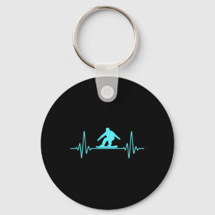 Porte-clés Hearbeat snowboard Snowboard Mountain Winter