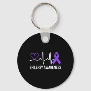 Porte-clés Heart-beat Epilepsy Sensibilisation à l'épilepsie