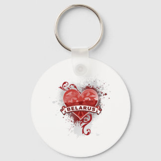 Porte-clés Heart Belarus