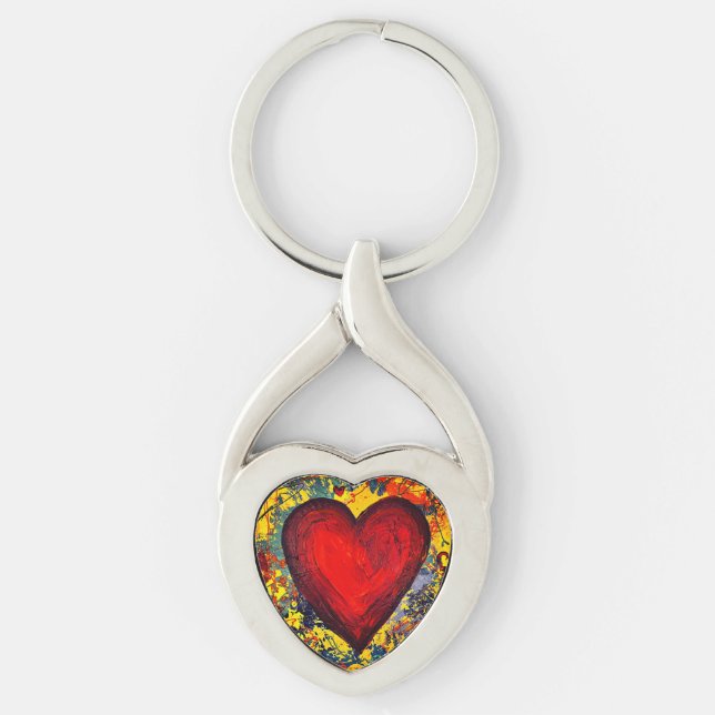Porte-clés Heart Metal Keychain (Devant)
