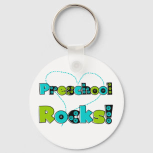 Porte-clés Heart Preschool Rocks