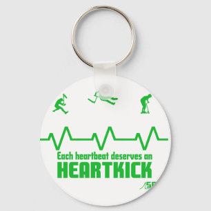 Porte-clés heartbeat scooter