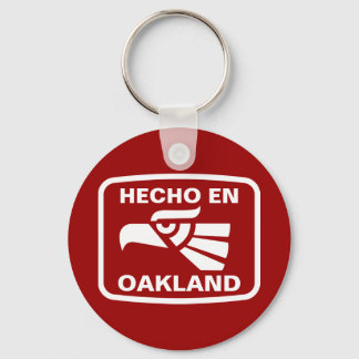 Porte-clés Hecho en Oakland personalizado personnalisé