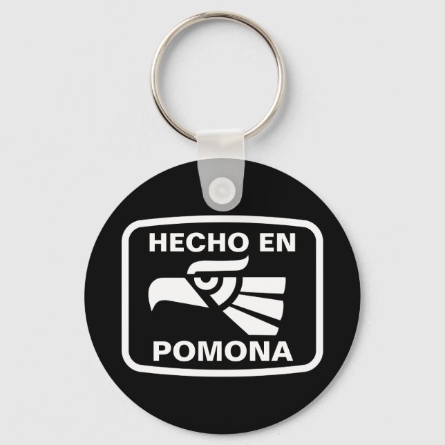 Porte-clés Hecho en Pomona personalizado personnalisé (Recto)