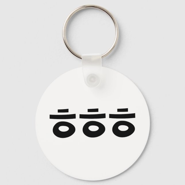 Porte-clés HEHEHEHE ㅎ ㅎ ㅎ Coréen Slang (Recto)