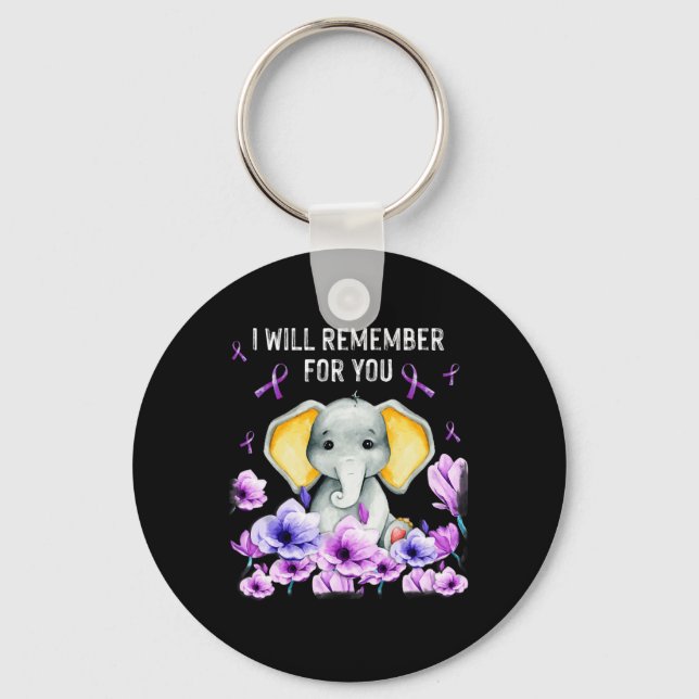 Porte-clés Heimerheimer Sensibilisation Eléphant mignon Je Re (Recto)