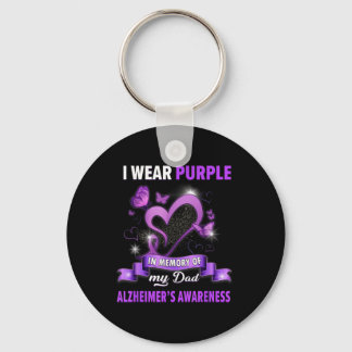 Porte-clés Heimers Sensibilisation Je Porte Violet En Mémoire