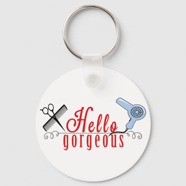 Porte-clés Hello Gorgeous (Recto)