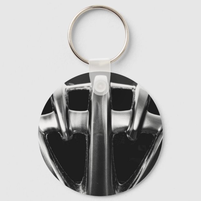 Porte-clés Helmen À Vélo Sur Arrière - plan Noir (Recto)