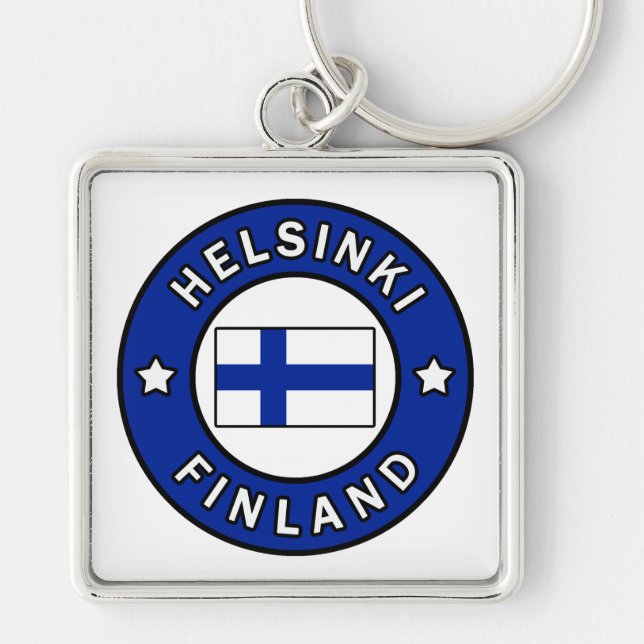 Porte-clés Helsinki Finlande (Devant)