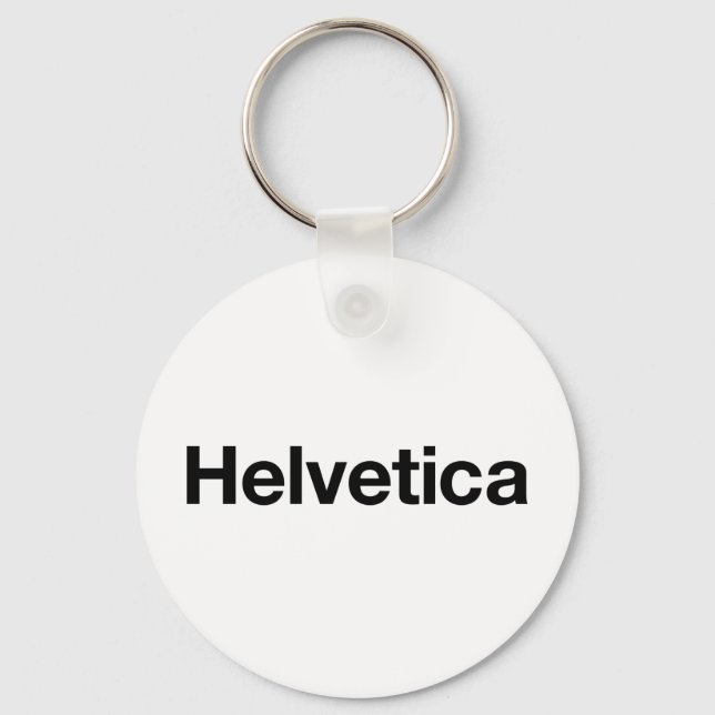 Porte-clés Helvetica (Recto)