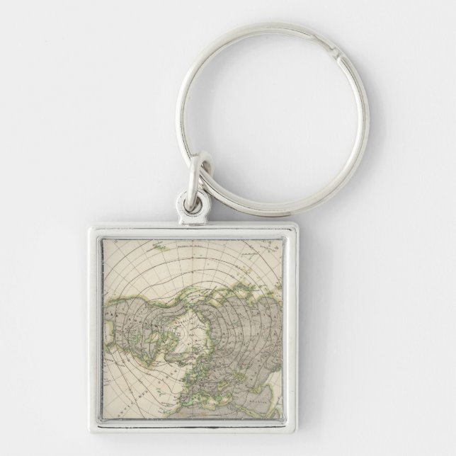 Porte-clés Hémisphère Nord 3 (Devant)