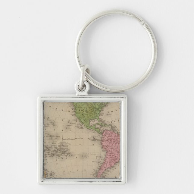Porte-clés Hémisphère occidental 9 (Devant)