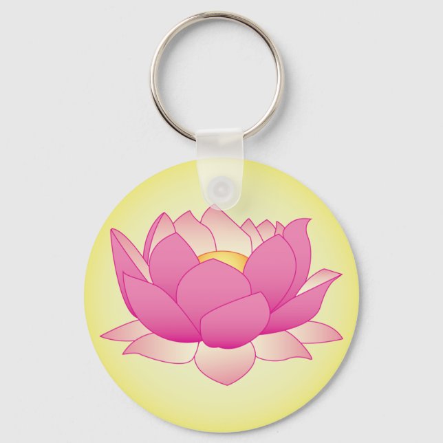 Porte-clés Henna Lotus (Recto)