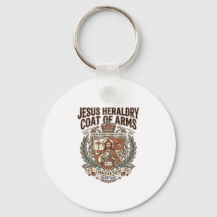 Porte-clés Héraldique de Jésus Blason Héraldique de Jésus Bla