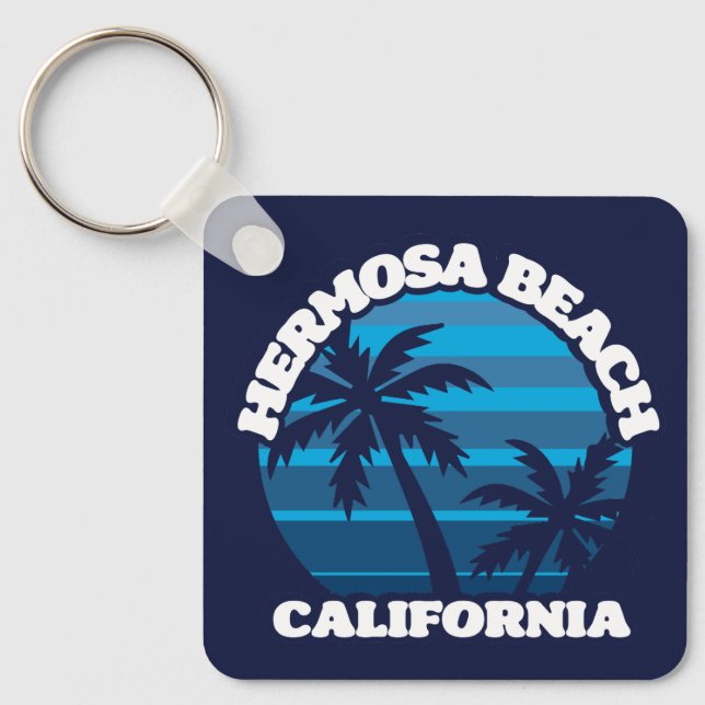 Porte-clés Hermosa Beach, Californie (Recto)