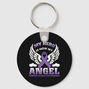 Porte-clés Héros Est Maintenant Mon Ange Fibromyalgie Journée