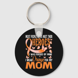 Porte-clés Héros Je Porte Orange Pour Ma Mère Sclérose Multip