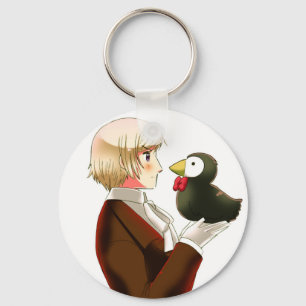 Porte-clés Hetalia Islande et M. Puffin Keychain