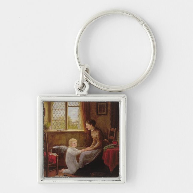 Porte-clés Heure du coucher, 1890 (huile sur le panneau) (Devant)