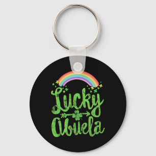 Porte-clés Heureuse Abuela Famille St Patricks Day Grand-mère