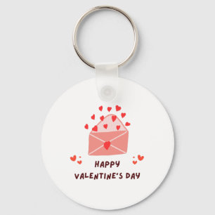 Porte-clés Heureuse Sainte-Valentin - Coeurs rouges - Images