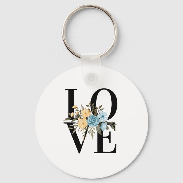 Porte-clés Heureuse Sainte-Valentin Pour Lover Fashion (Recto)