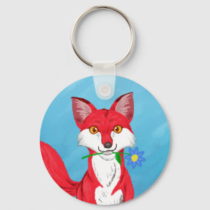 Porte-clés Heureux Fox