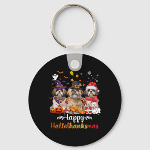 Porte-clés Heureux Hallothanksmas Chih Tzu Chien Halloween Ch