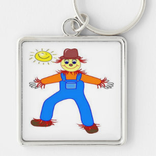 PORTE-CLÉS "HEUREUX HALLOWEEN" SCARECROW