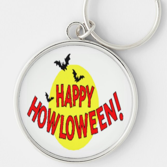 PORTE-CLÉS "HEUREUX HOWLOWEEN" BATS (Devant)