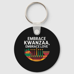 Porte-clés Heureux Kwanzaa bougies Afrique Fête Afrique Améri
