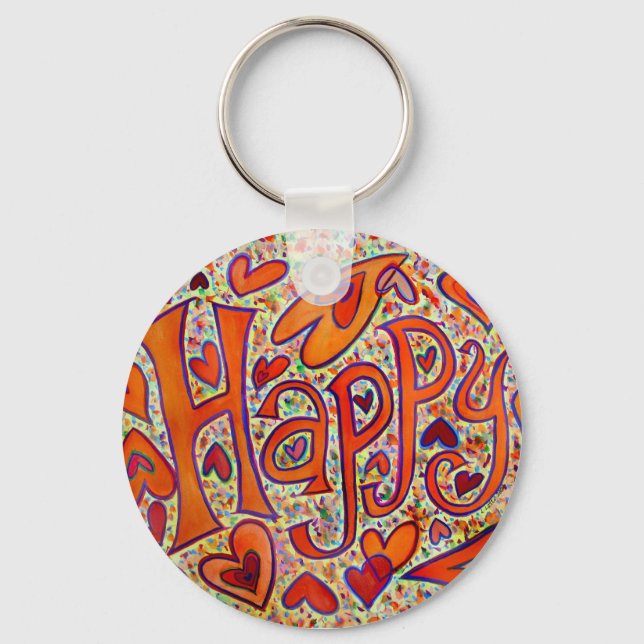 Porte-clés Heureux Porte - clé (Recto)