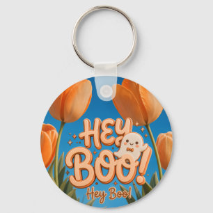 Porte-clés Hey Boo ! Halloween