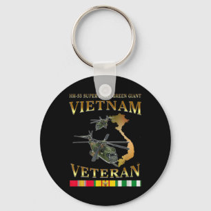 Porte-clés Hh-53 Super Jolly Green Giant Helicopter Vietnam V