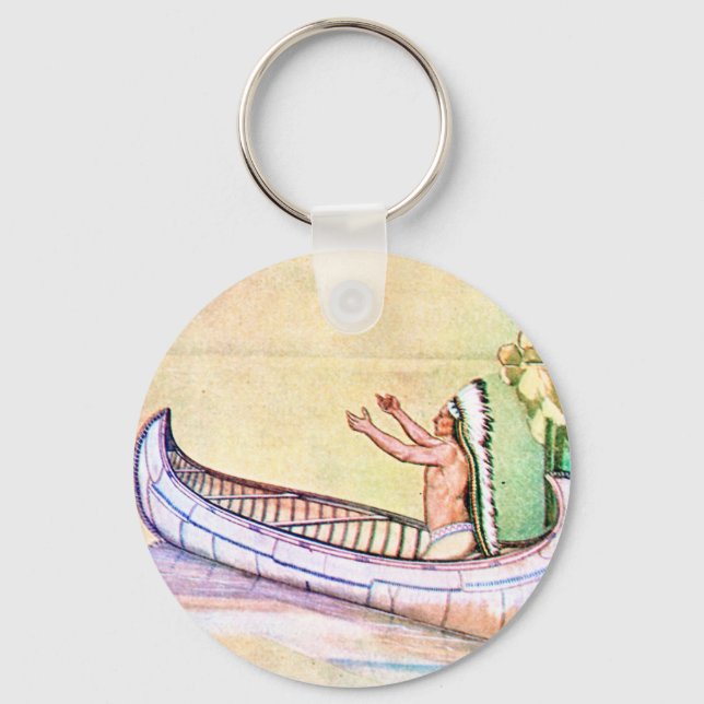 Porte-clés Hiawatha Magic Canoe (Recto)