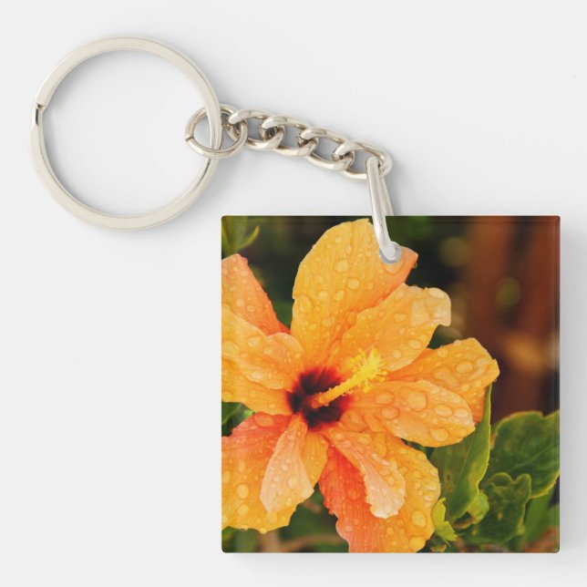 Porte-clés Hibiscus (Devant)
