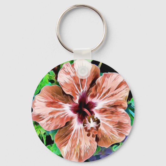 Porte-clés Hibiscus (Recto)